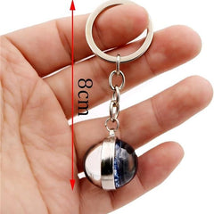 Zodiac Gemstone Keychain
