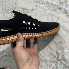 Men's Stylish Laser Cut Tan Casual Shoes