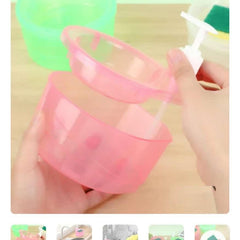 Double Layer 2 in 1 Liquid soap Dispenser with Pump and Sponge