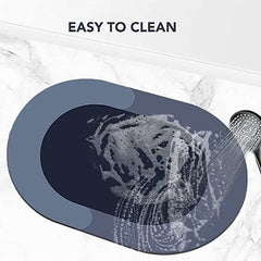 Cushion Mat Super Absorbent Soft Carpet, Quick Dry Dirt Barrier for Home, Office ( Round ) (40x60cm)