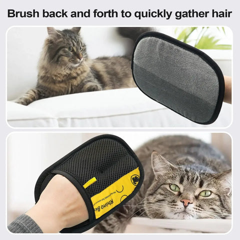 Pet Hair Remover Mitt – Reusable Grooming & Fur Removal Glove for Cats and Dogs