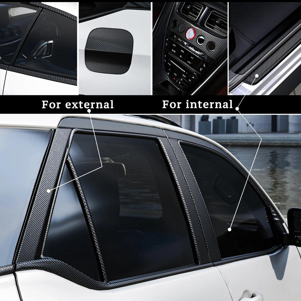 Car 3D Tape Mirror Protector
